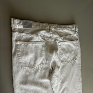 Mango white jeans
